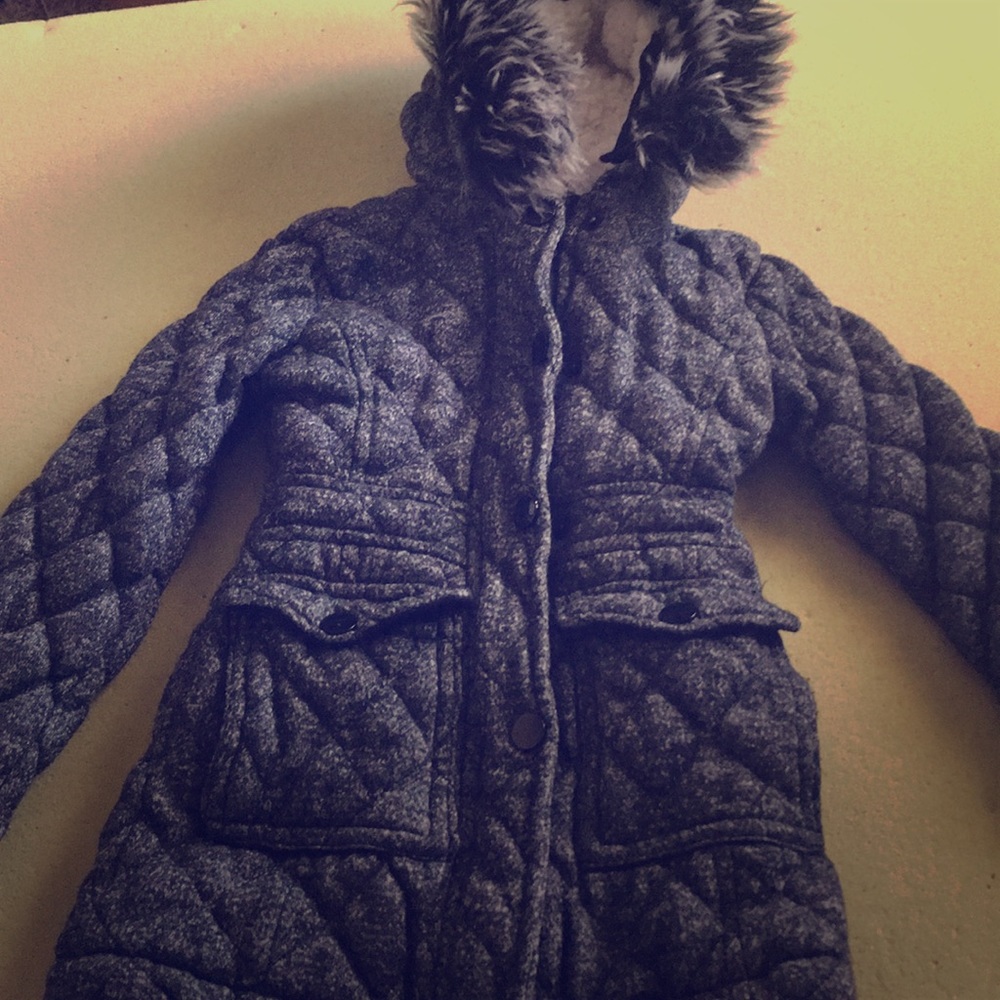 A girls plush jacket